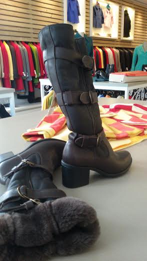 bota feminina forrada com pele