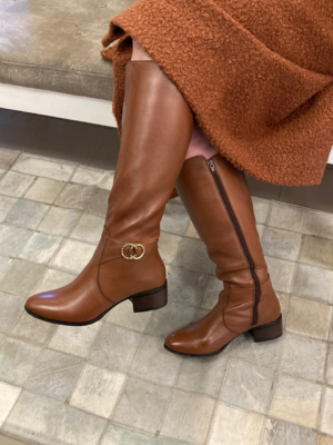 Bota Feminina de Couro